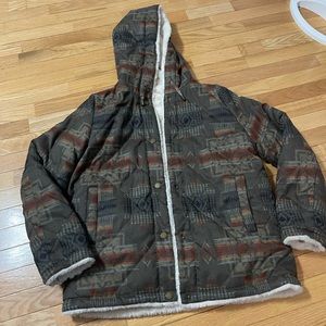 Pendleton Aztec Sherpa Lined Coat